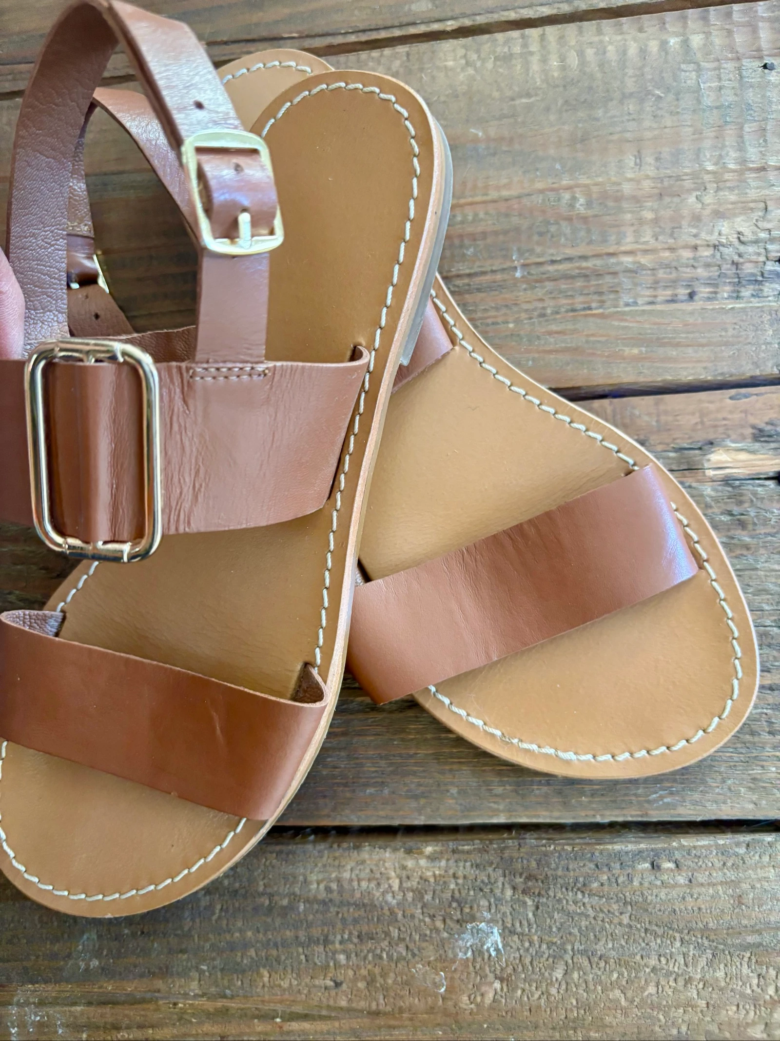 Sandálias Cuir Camel – photo 2